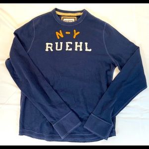 Abercrombie & Fitch Ruehl No. 925 Long Sleeve Waffle XXL NWT Vintage